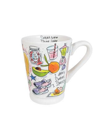XL beker Fit Girl (Ø10 cm) (500 ml) 