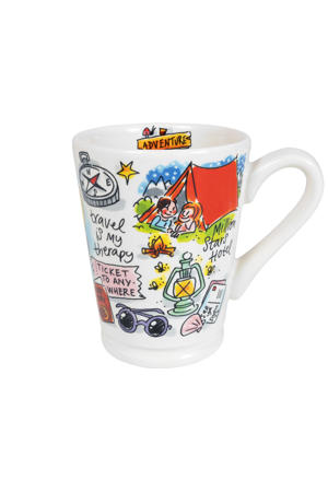XL beker Love to Travel (Ø10 cm) (500 ml) 