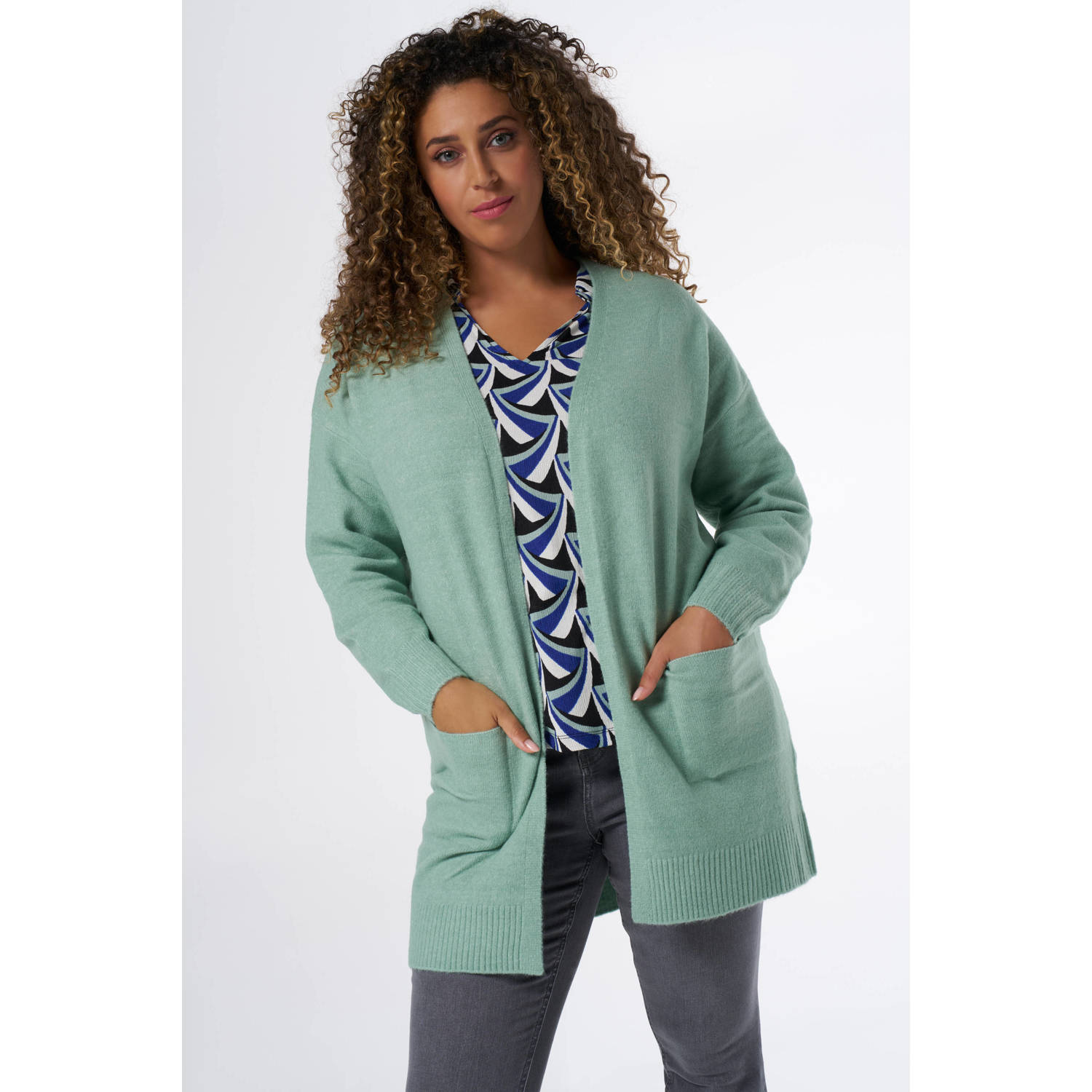MS Mode vest mintgroen