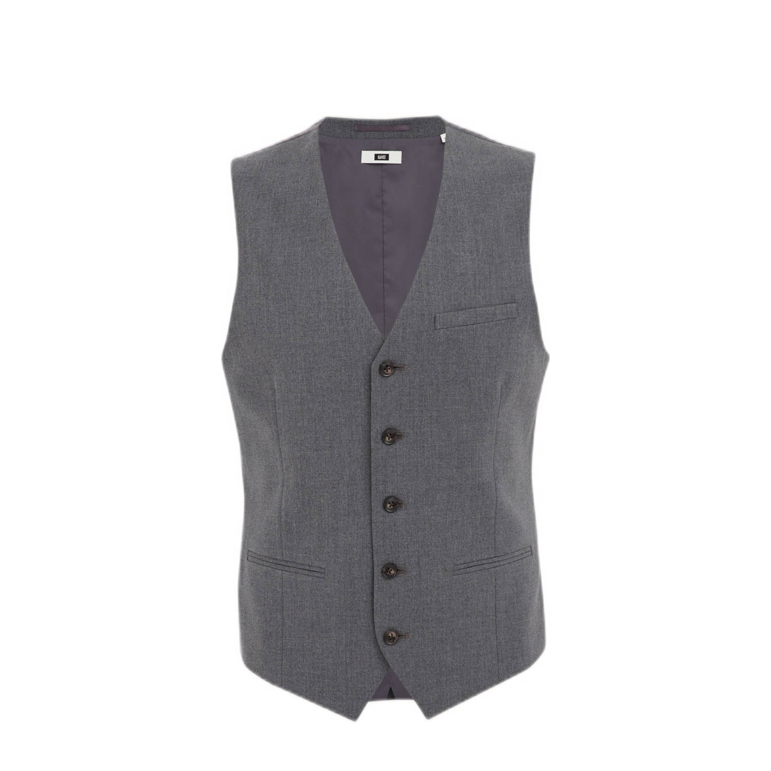 WE Fashion gilet mid grey melange