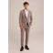 WE Fashion slim pantalon taupe