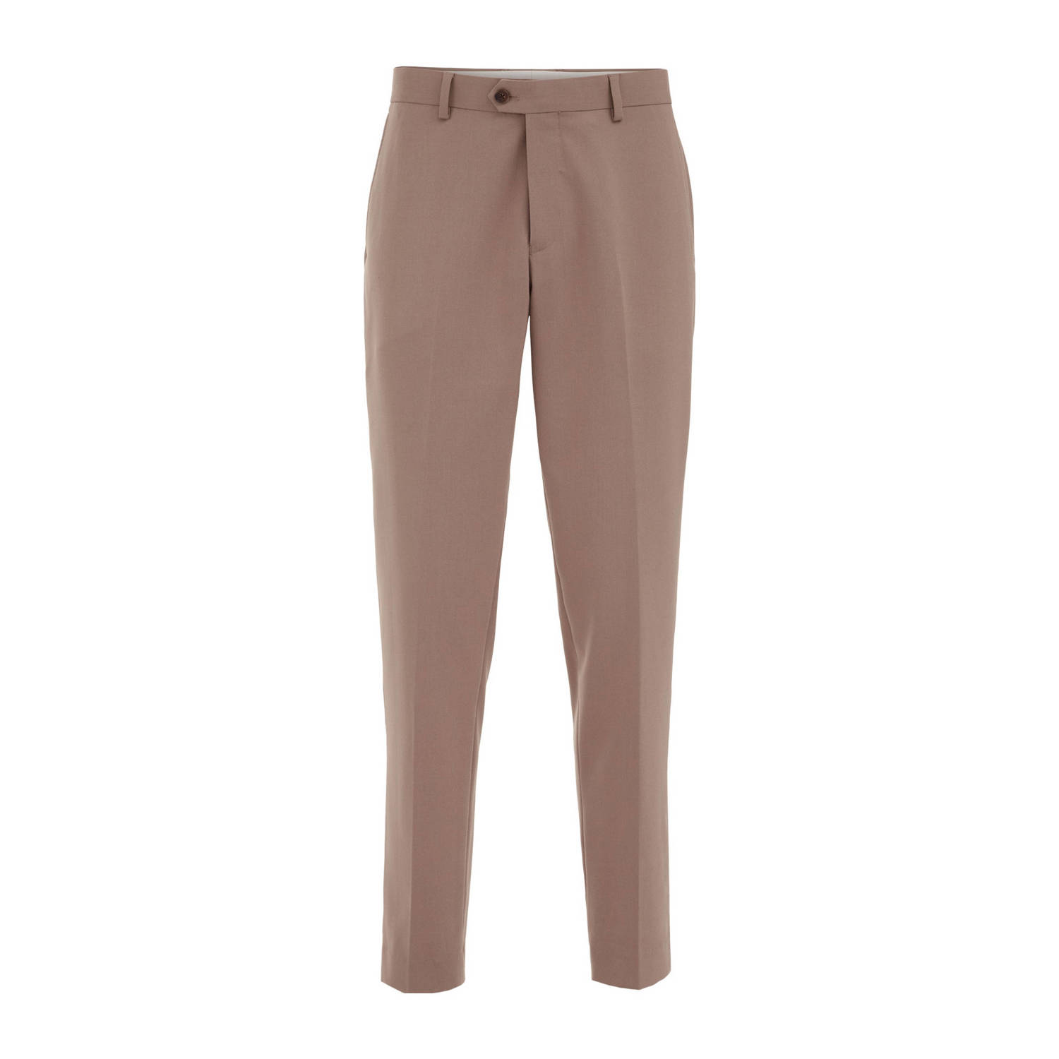 WE Fashion slim fit pantalon Lichtbruin