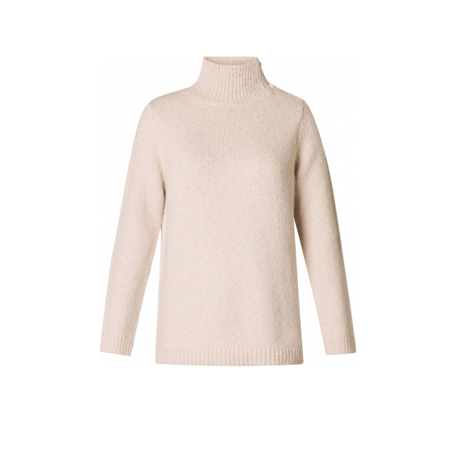 Yesta gebreide trui beige