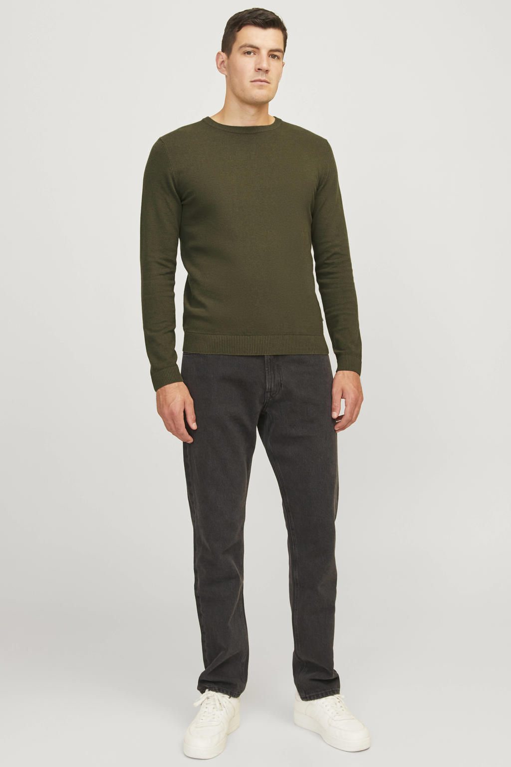JJ REBEL pullover JREBCALLUM groen