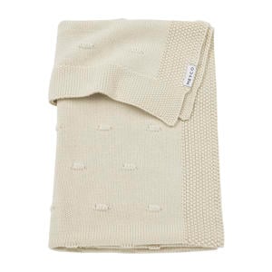 wiegdeken Knots beige
