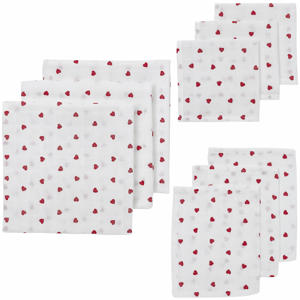 starterset met hartjesprint (set van 9)