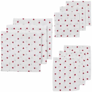 starterset met hartjesprint (set van 9)