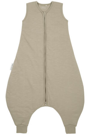 winter slaapoverall jumper Team no sleep taupe/offwhite