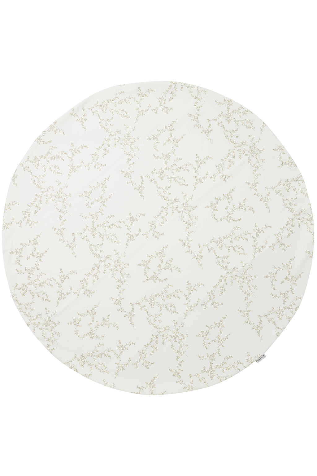 Meyco knoeimat Branches 110 cm beige/wit