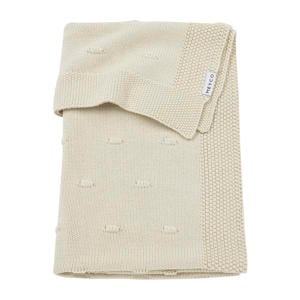 ledikantdeken Knots beige