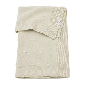 ledikantdeken Knots beige