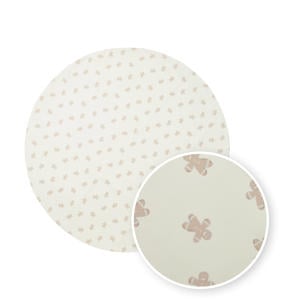 knoeimat gingerbread print 110 cm beige