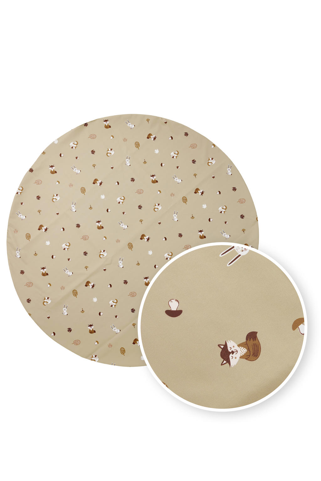 Meyco knoeimat 110 cm beige