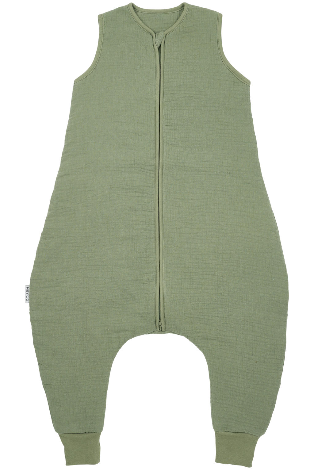 Meyco gevoerde slaapoverall jumper groen