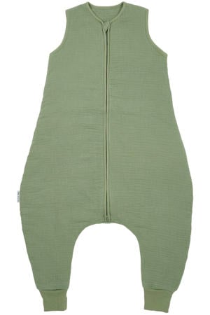 gevoerde slaapoverall jumper groen