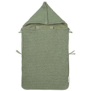 voetenzak met wafel en teddy voor groep 0  groen
