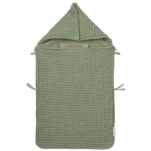 voetenzak met wafel en teddy voor groep 0 groen