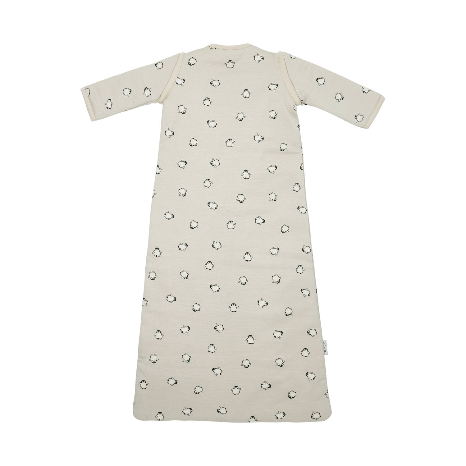 Meyco winter slaapzak met afritsbare mouw Penguin