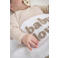 Meyco wieglaken Baby Love wit/beige