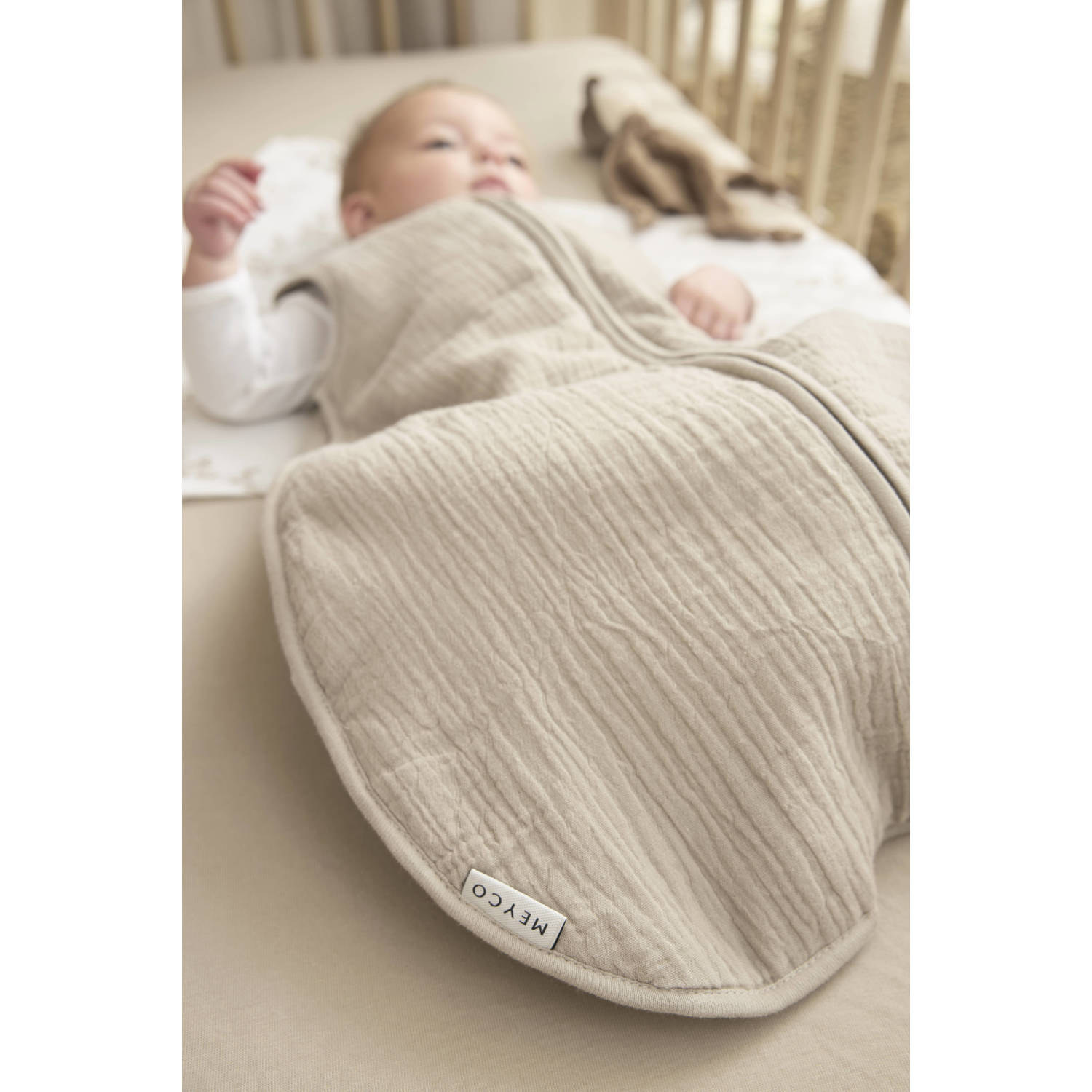 Meyco hydrofiele slaapzak beige