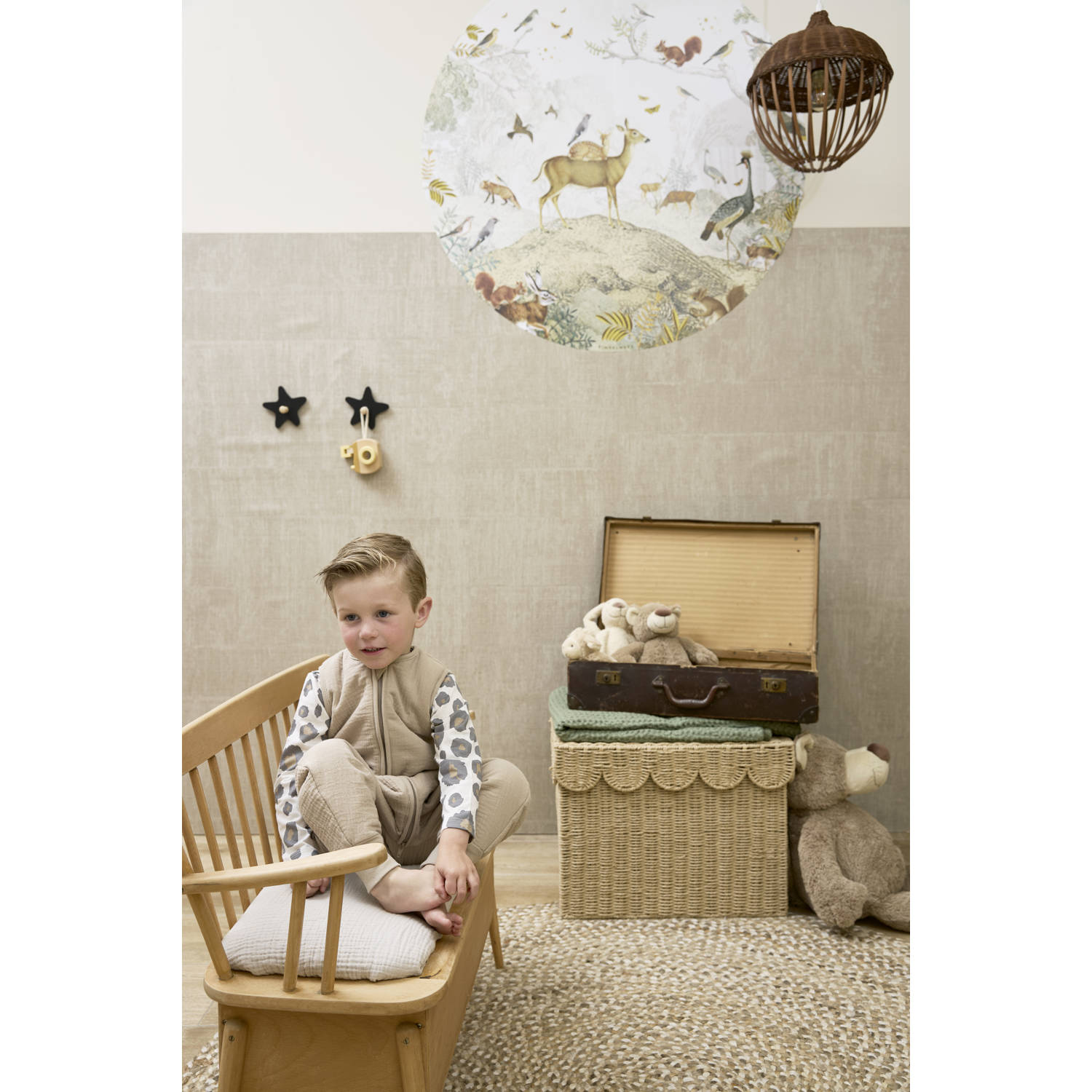Meyco gevoerde slaapoverall jumper beige