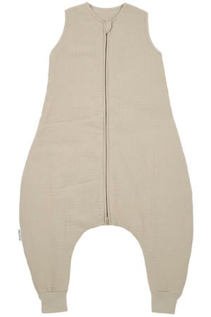 gevoerde slaapoverall jumper  beige