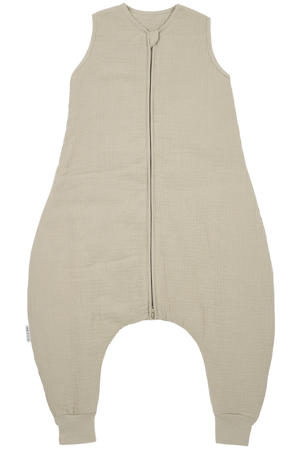 gevoerde slaapoverall jumper  beige