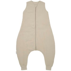gevoerde slaapoverall jumper beige