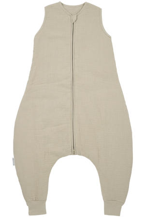 gevoerde slaapoverall jumper beige