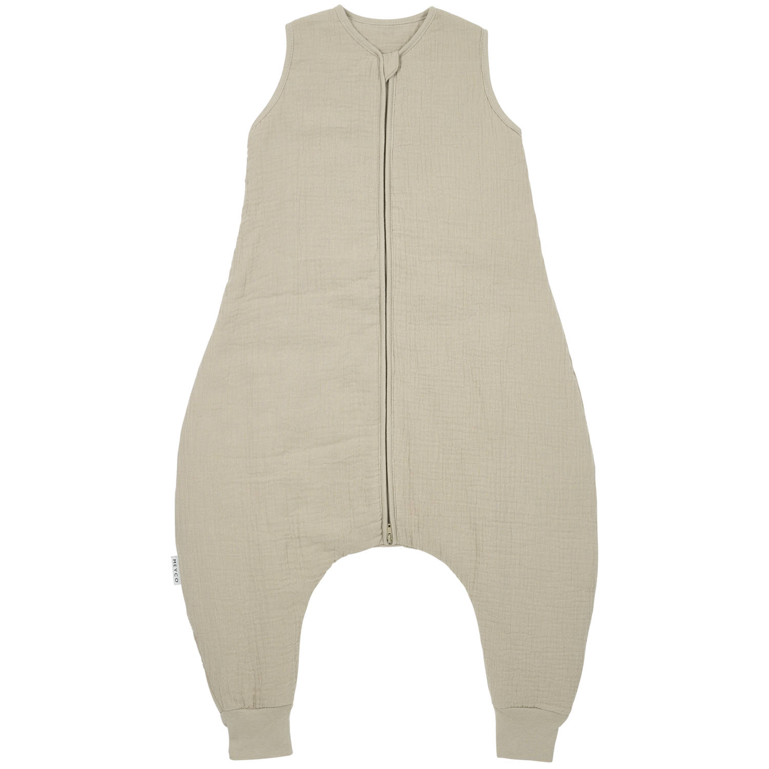 Meyco gevoerde slaapoverall jumper beige