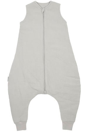 gevoerde jumper slaapoverall grijs