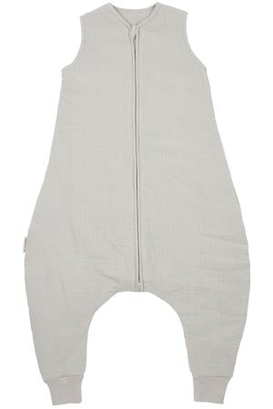 gevoerde jumper slaapoverall grijs