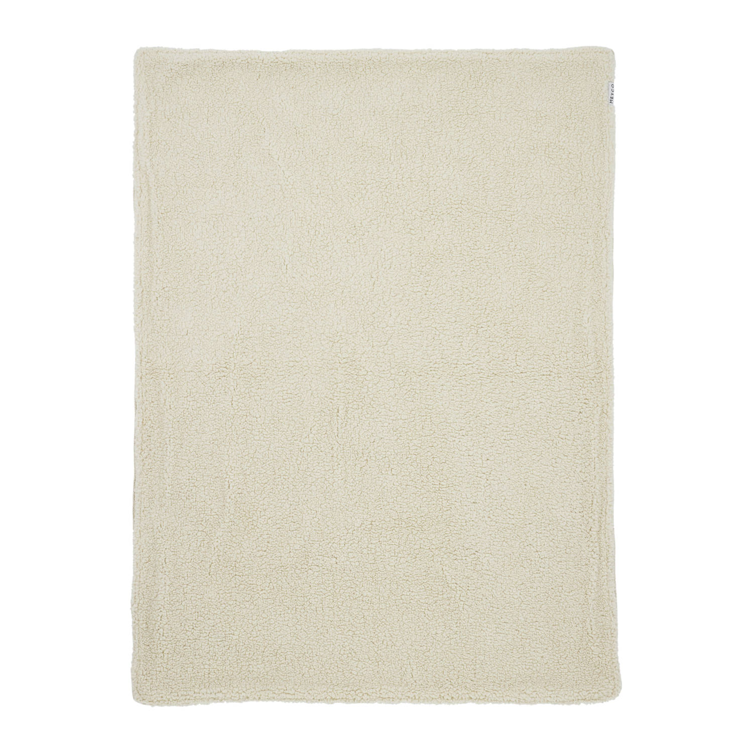 Meyco reversible wiegdeken Knots met teddy beige