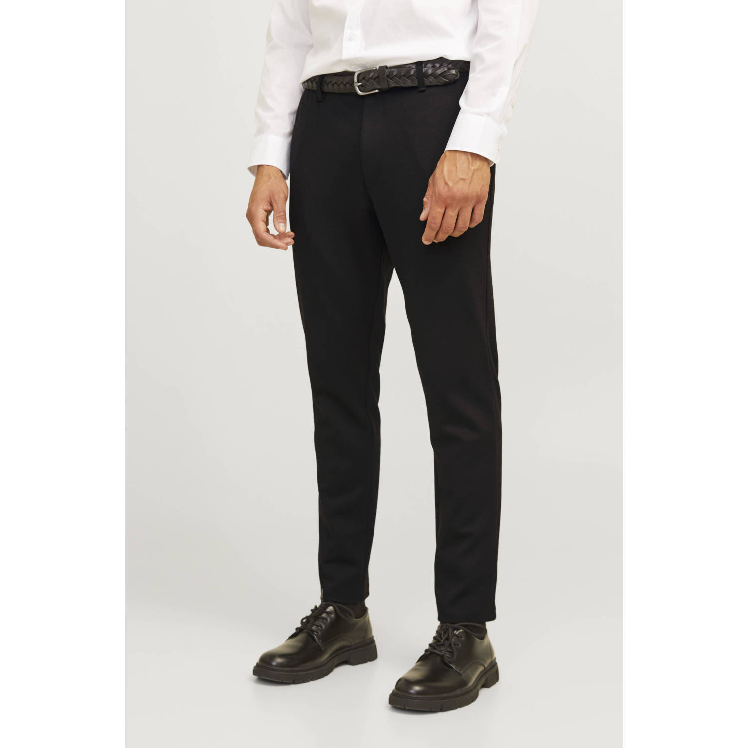 JJ REBEL slim fit chino JREBMICHAEL zwart