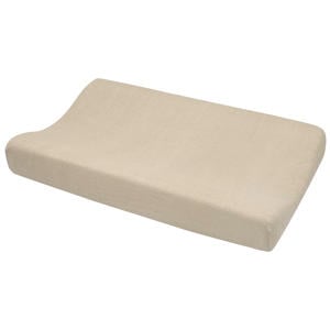 badstof aankleedkussenhoes beige