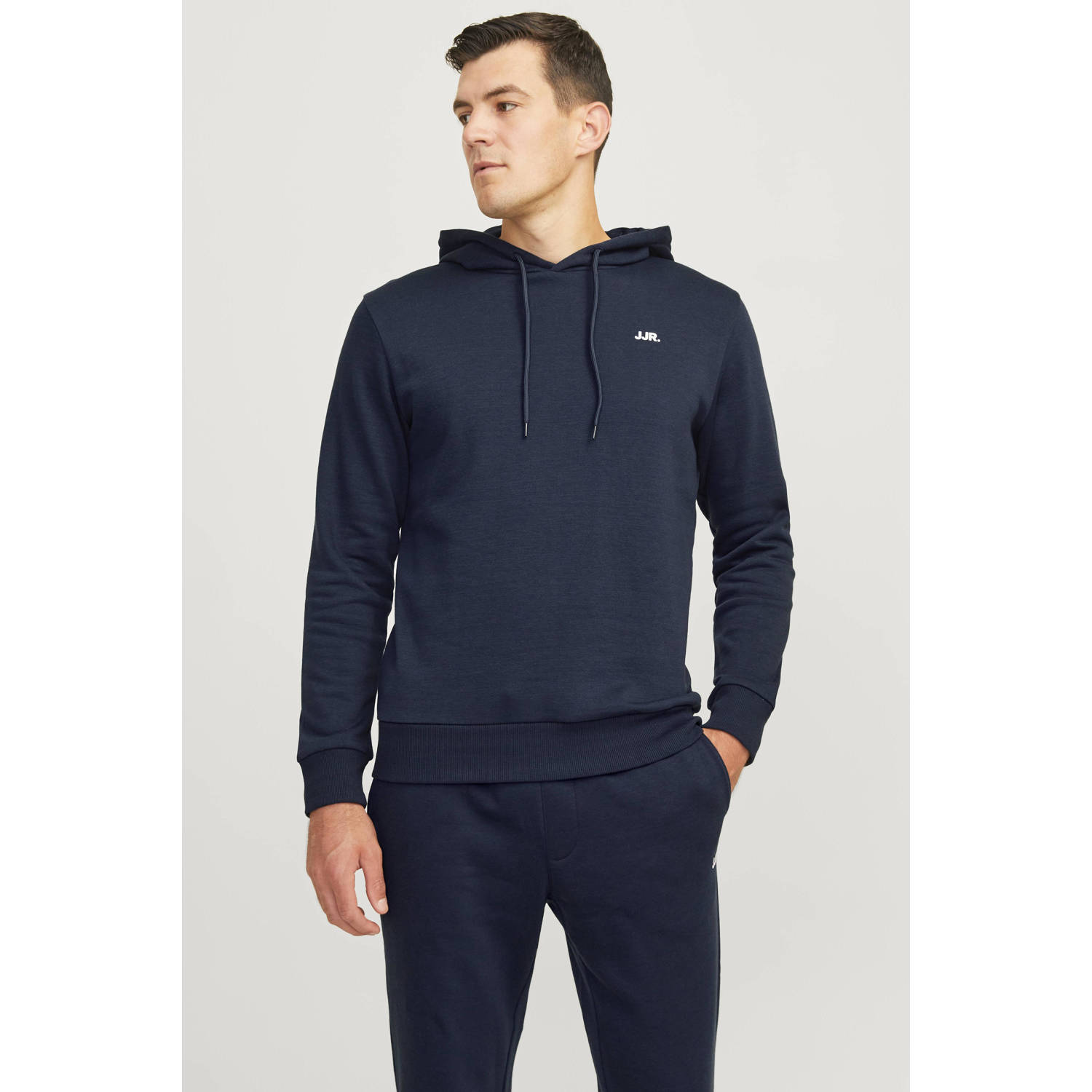 JJ REBEL hoodie JREBREBEL donkerblauw