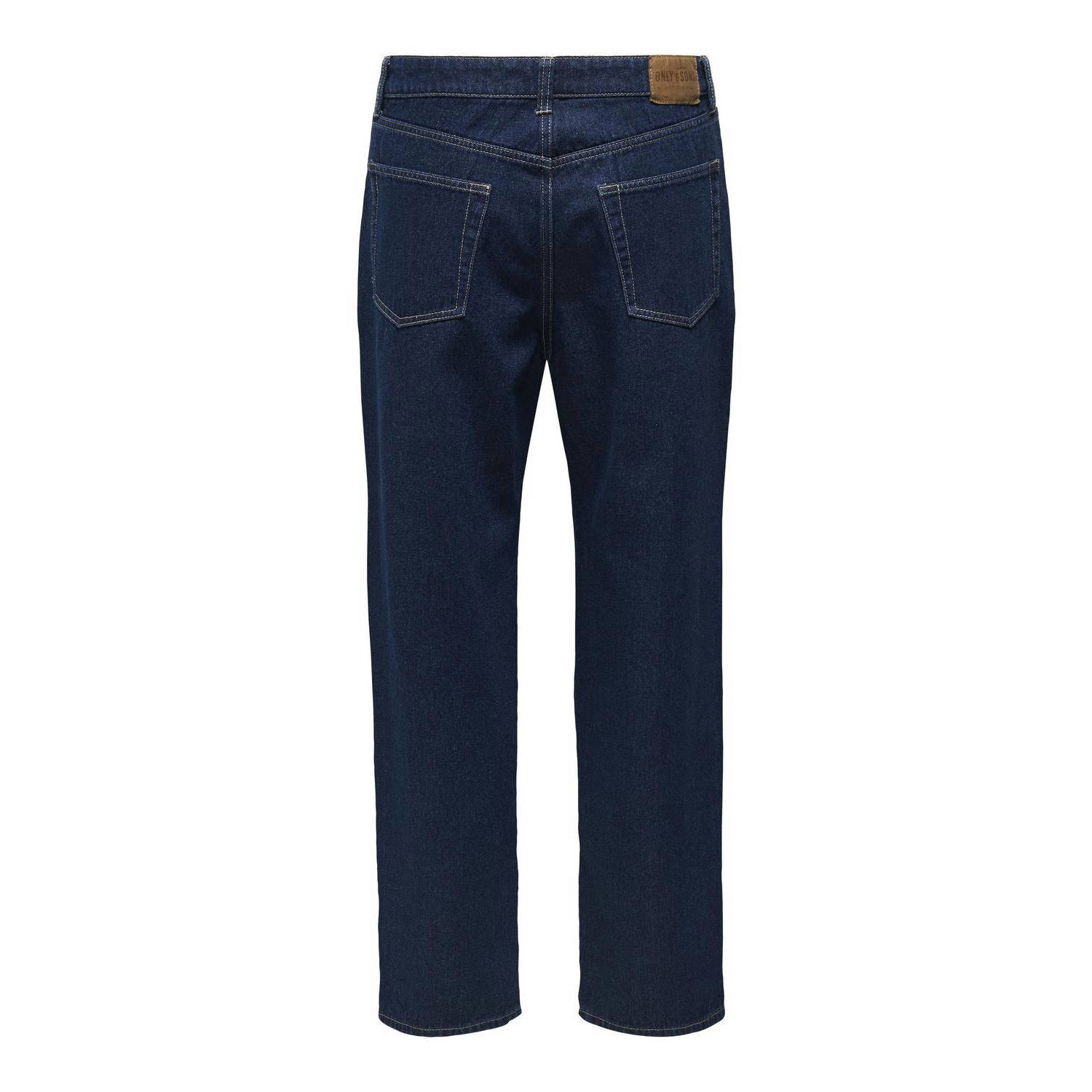 ONLY & SONS loose fit jeans ONSFADE donkerblauw