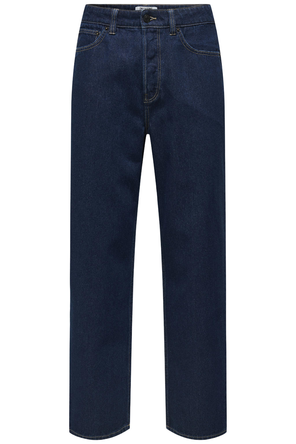 ONLY & SONS loose fit jeans ONSFADE donkerblauw