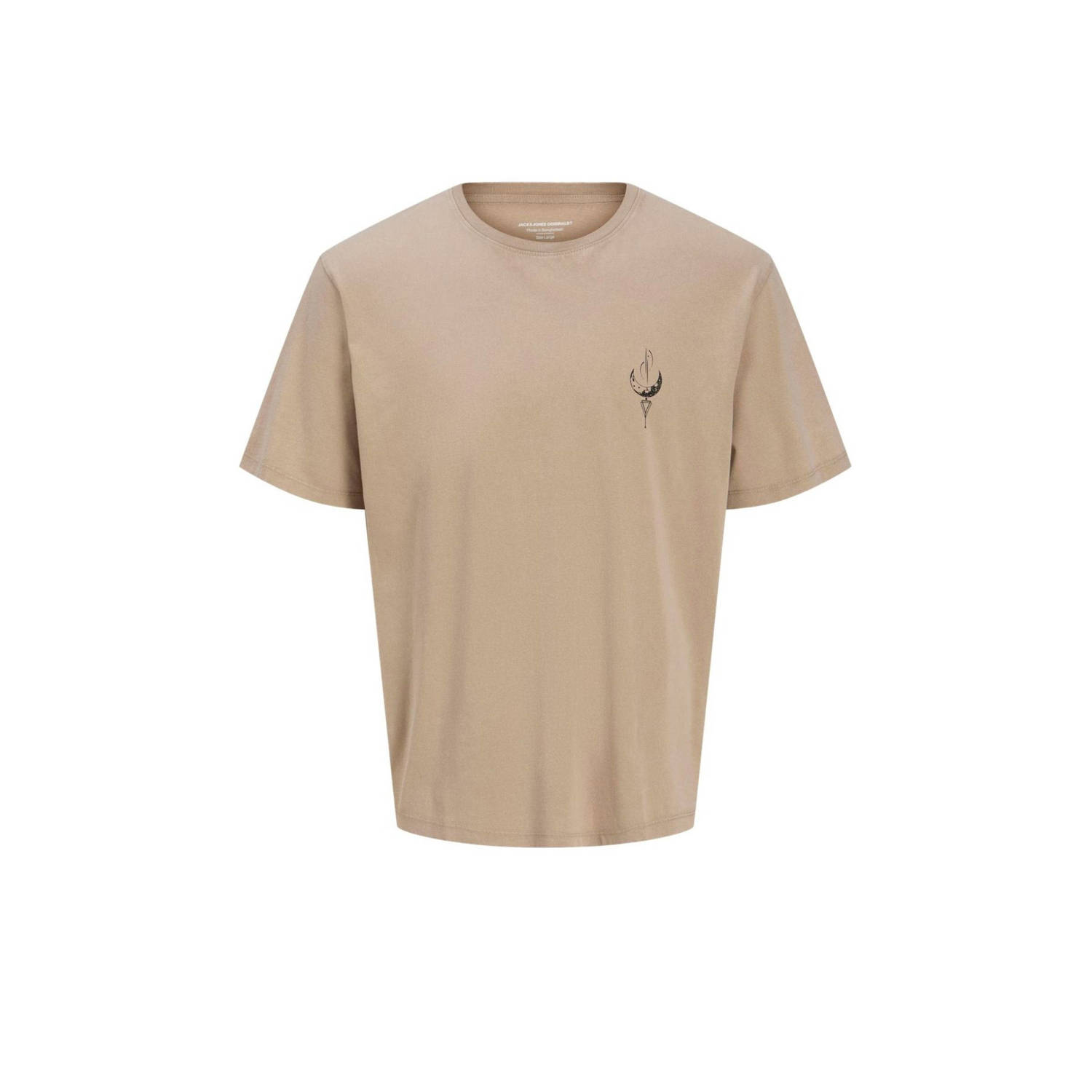 JACK & JONES ORIGINALS T-shirt JORBRADLEY met backprint