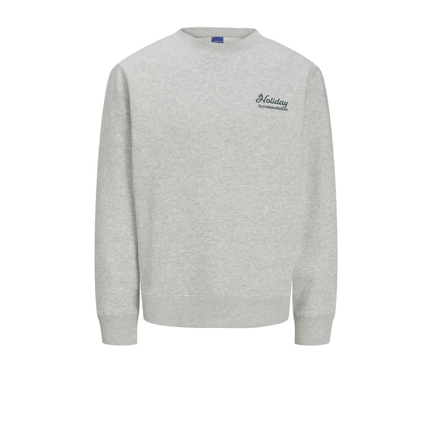 JACK & JONES ORIGINALS sweater lichtgrijs