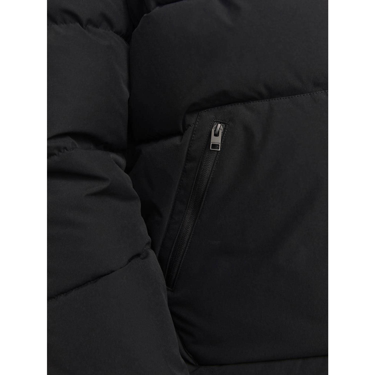 JACK & JONES PLUS SIZE gewatteerde jas JJEOTTO Plus Size zwart