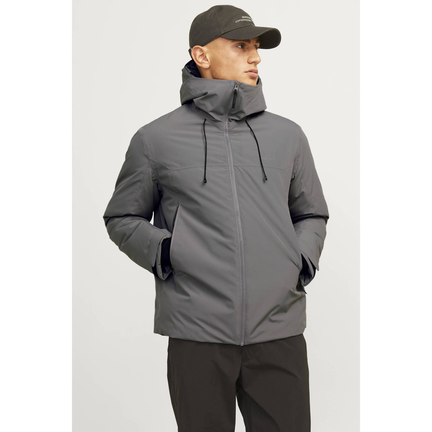 JACK & JONES CORE softshell jas JCOSUMMIT grijs