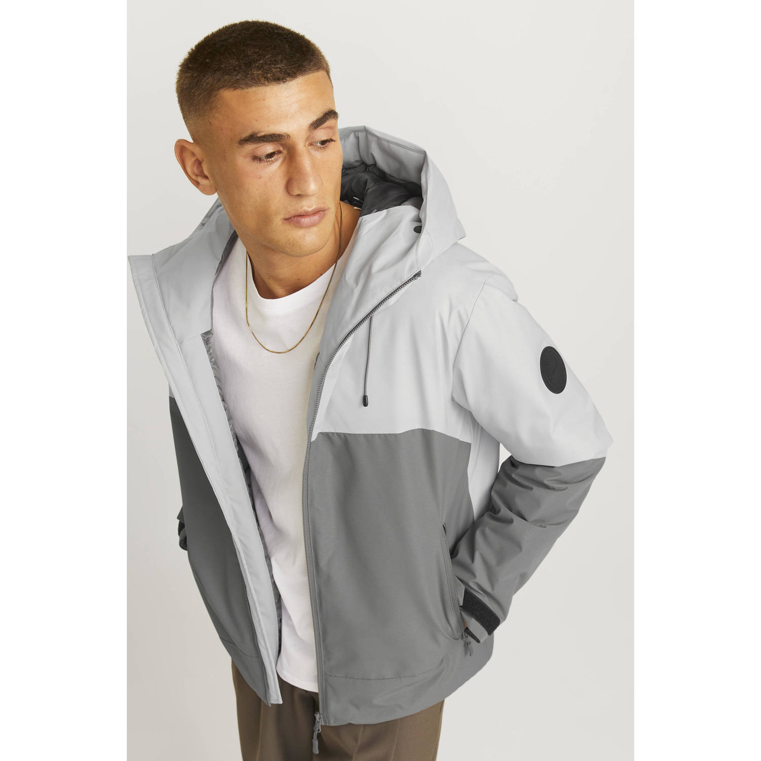 JACK & JONES CORE jas JCOAIDEN grijs