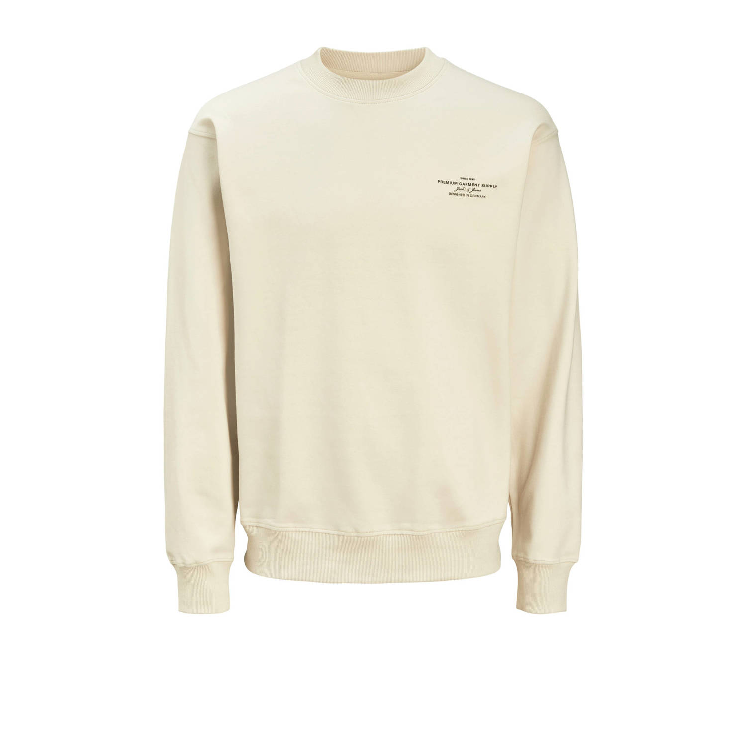 Jack & jones Zomer Zand Sweat Crew Neck Beige Heren