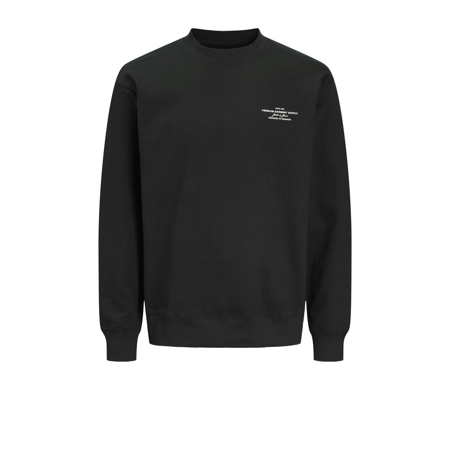 JACK & JONES PREMIUM sweater JPRBLACHAD zwart