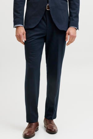slim fit pantalon JPRJAXON donkerblauw