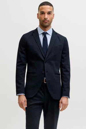 slim fit colbert JPRJAXON donkerblauw