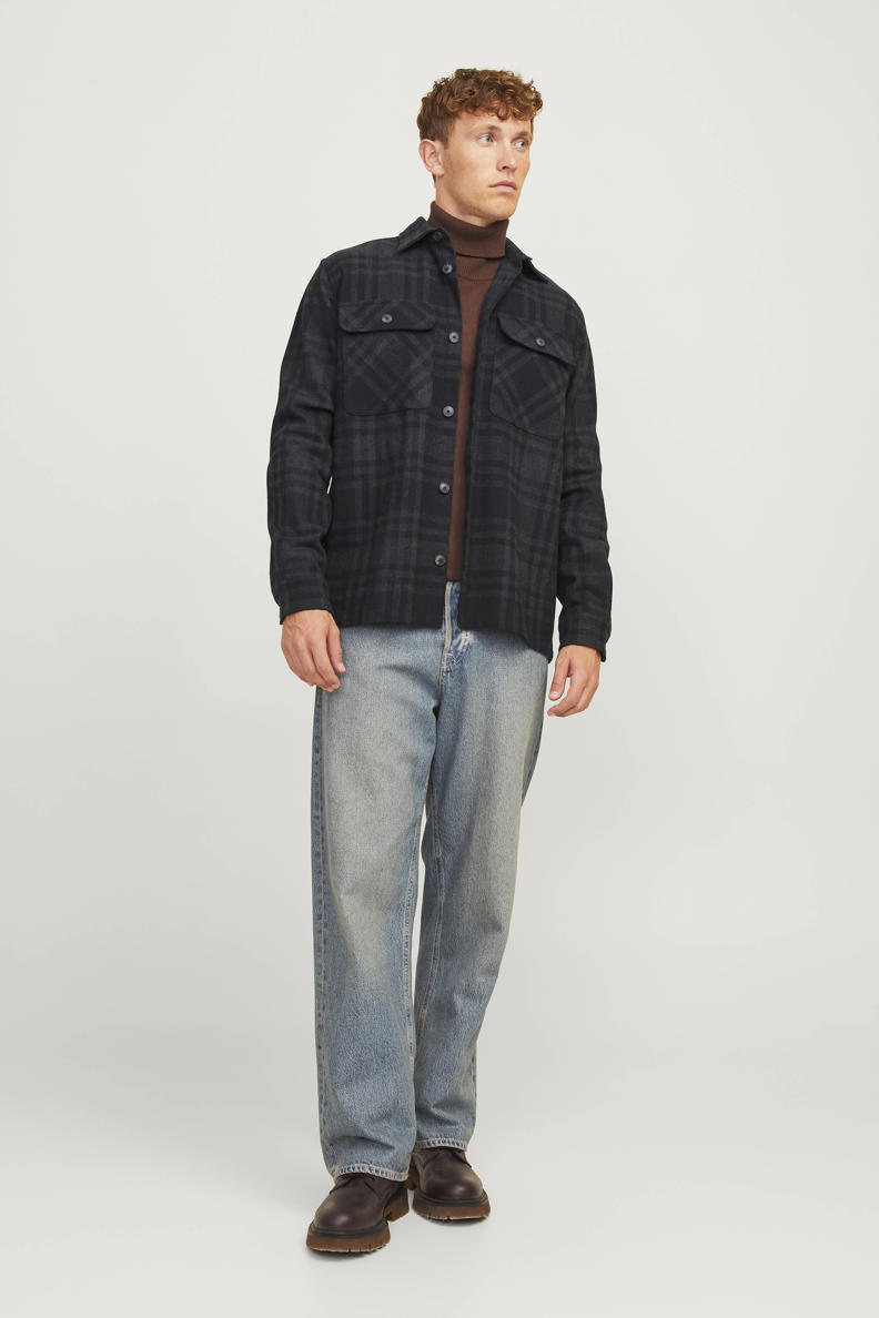 Giacca Overshirt JACK & JONES Uomo | Jprraymond Melange Solid | Camicia Giacca In Cotone | Pacco Da 2 - 4
