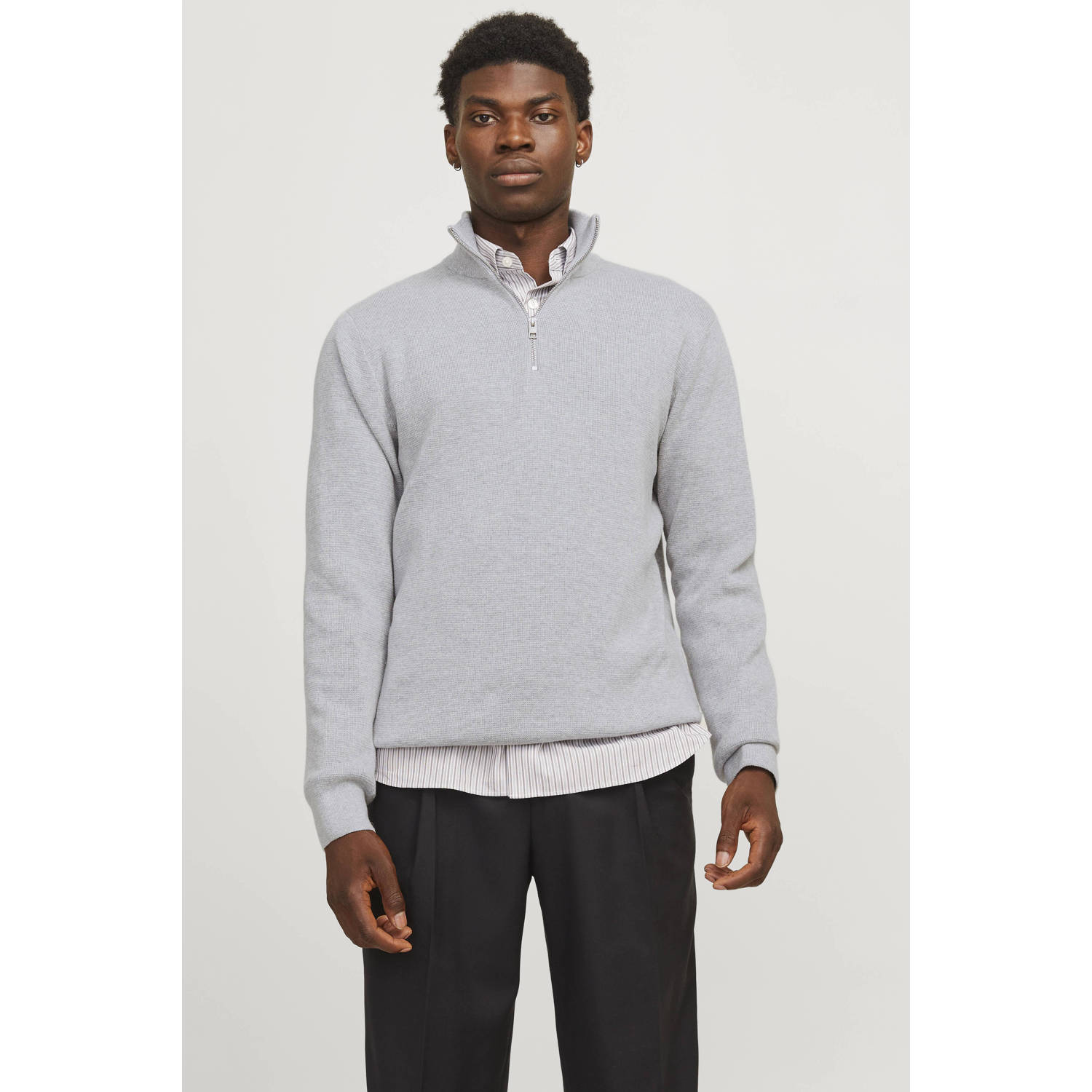 Jack & Jones Premium Schipperstrui met labeldetail model 'BLAMILANO'