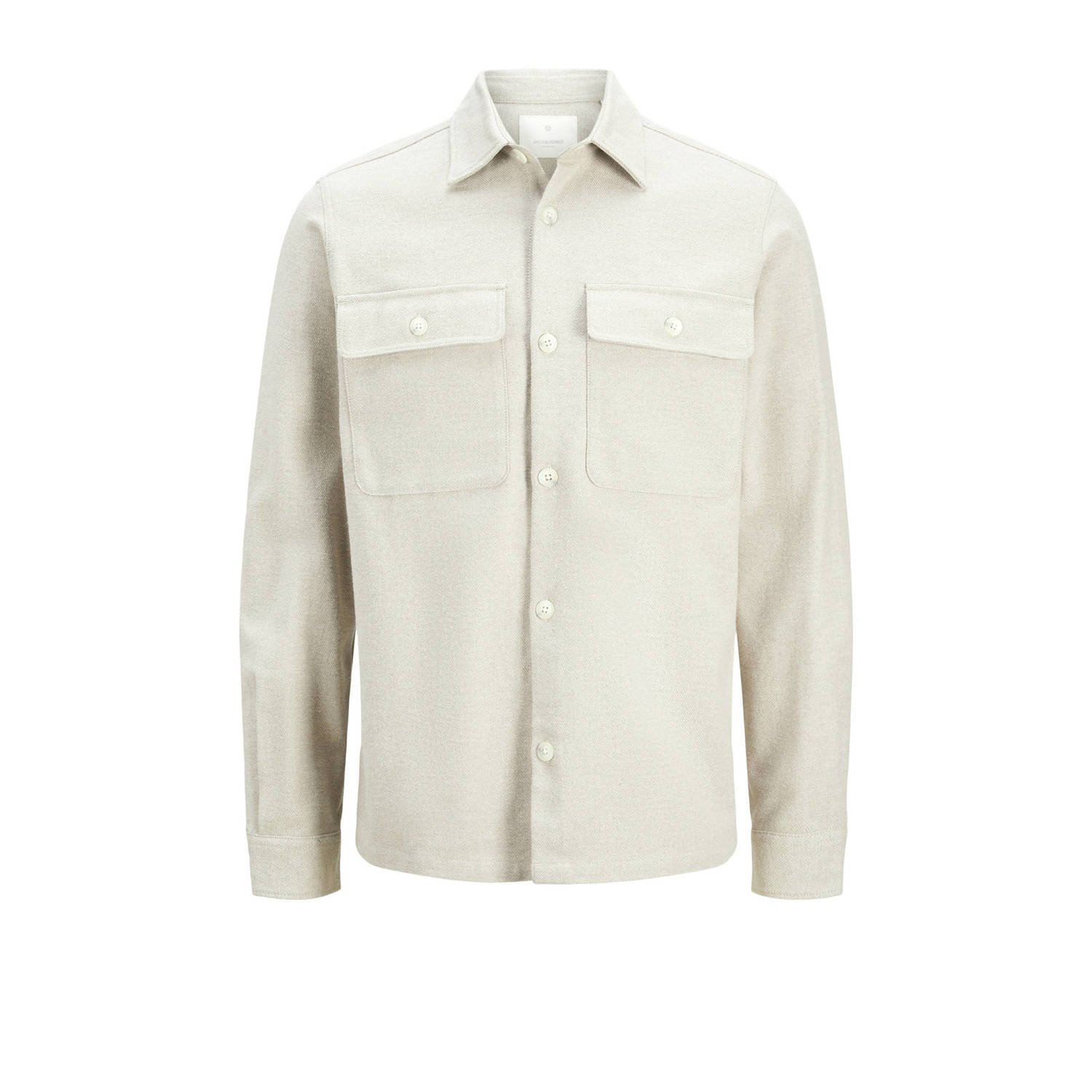 JACK & JONES PREMIUM regular fit overshirt JPRRAYMOND zand